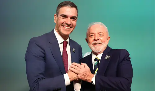 Pedro Sánchez - España - Lula da Silva - Brasil