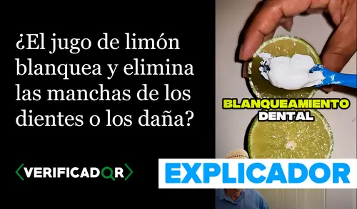 Explicador: uso de limón para blanquear y eliminar las manchas de los dientes