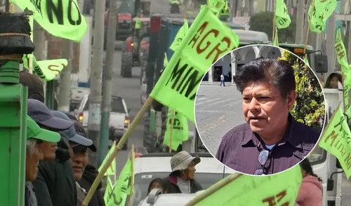 Miguel Meza asegura que la protesta será pacífica. Foto: Mirelia Quispe - La República.