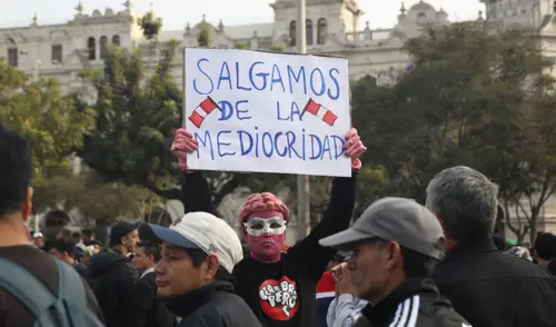 Ciudadanos alzaron su voz contra el Gobierno y el Congreso
