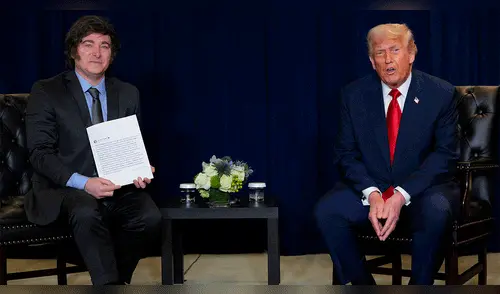 Javier Milei y Donald Trump sostuvieron una reunión en Nueva York.
