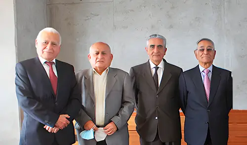 Exconsejeros. Aurelio Ochoa Alancastre, Víctor Peña Rodríguez, Benjamín Marticorena Castillo y Oswaldo Zegarra Rojas. Foto: difusión