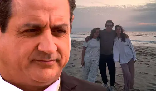 Sergio Galliani tuvo a sus mellizas a los 25 años. Foto: Composición LR/Captura/YouTube/Captura/Instagram Sergio Galliani tuvo a sus mellizas a los 25 años.