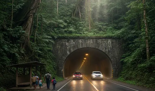 El asombroso Túnel Carpish enlaza la sierra y la selva en Perú.