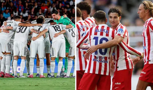 Real Madrid contra Atlético de Madrid por LaLiga este sábado. Foto: composición LR/Real Madrid/difusión
