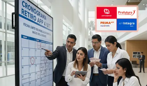 Cronograma del retiro AFP.