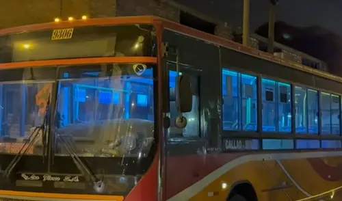 Unidad se encontraba en ruta por la Av. Las Flores cuando sucedió el ataque.