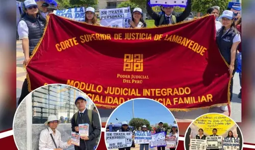 En la actividad se distribuyó material preventivo y se difundieron mensajes contra la trata. Fuente: Difusión.