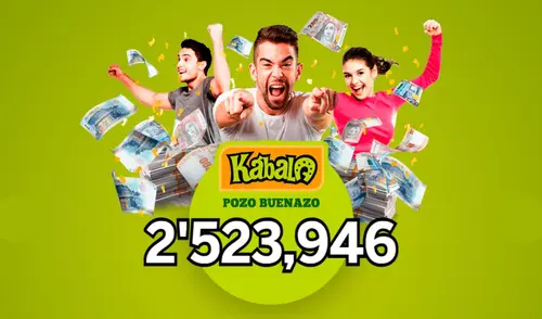 Nuevo sorteo de La Kábala con Pozo Buenazo de S/2.523.946 Nuevo sorteo de La Kábala con Pozo Buenazo de S/2.523.946