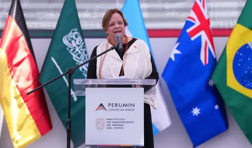 Casi 60 empresas alemanas participan en la feria minera más importante de Latinoamérica. Foto: IIMP Casi 60 empresas alemanas participan en la feria minera más importante de Latinoamérica