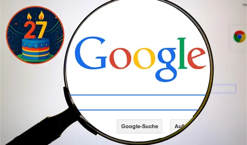 Google cumple 27 años siendo el principal motor de búsqueda del internet a nivel mundial aniversario de Google