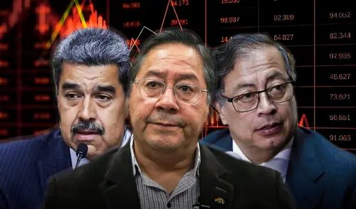 Nicolás Maduro y Gustavo Petro figuran en el informe de peores presidentes de América Latina. Nicolás Maduro y Gustavo Petro figuran en el informe de peores presidentes de América Latina.