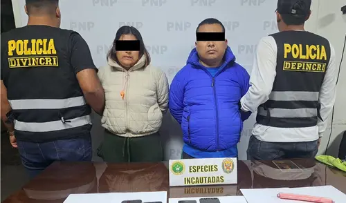 Captura se inició gracias a la denuncia de un empresario extorsionado. Foto: PNP.