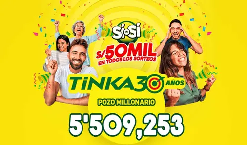 El sorteo de La Tinka se realiza todos los miércoles y domingos. Resultados de La Tinka 28 de septiembre 2025: consulta los números ganadores del Pozo Millonario