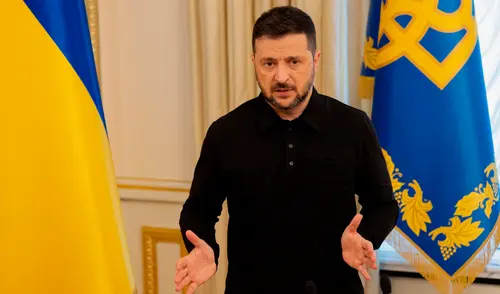 Zelensky exigió a EE.UU., Europa y países aliados a tomar acciones contra Rusia.