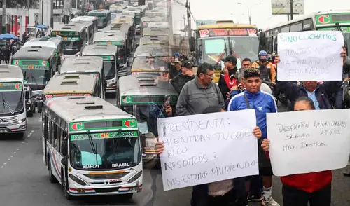 Paro de transportistas continuará en los próximos días debido al incremento de la delincuencia y criminalidad. Transportistas advierten que paro podría continuar de manera indefinida: "Lucharemos hasta tener seguridad y garantías"