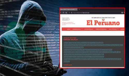 Hackers se traen abajo la página oficial de la publicación de leyes en el Perú. Foto: Composición/LR El Peruano