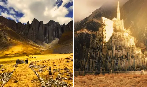 Turista visitó el bosque de rocas de Vichaycocha, ubicado en la sierra de Huaral, Lima.