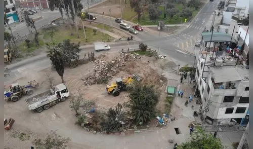 Nueva via se ubica entre la av. Separadora Industrial y la vía de Evitamiento. Nueva via se ubica entre la av. Separadora Industrial y la vía de Evitamiento.