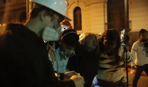 La CNDDHH registró más de 99 casos de agresiones contra manifestantes. Foto: LR La CNDDHH registró más de 99 casos de agresiones contra manifestantes. Foto: LR