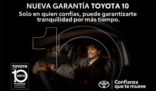 Con "TOYOTA 10", la marca refuerza su compromiso con la calidad y durabilidad. Fuente: Difusión.