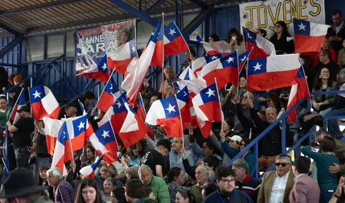 José Antonio Kast y Jeannette Jara encabezan las encuestas. Foto: AFP