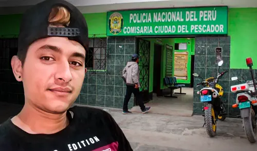 Presunto feminicida fue detenido y llevado a la comisaría Ciudad del Pescador en Piura.