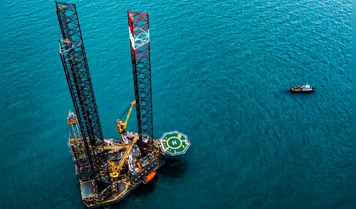 La infraestructura clave para el proyecto en Venezuela será la plataforma tipo jack-up Alula. Foto: Issuu. China invertirá 1.000 millones de dólares para construir la primera plataforma petrolera flotante en Sudamérica