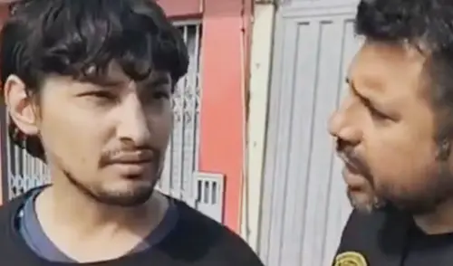 Matías Agustín Ozorio al momento de su detención en Lima. Es buscado por su relación con un triple feminicidio en Argentina. Foto: La República Matías Agustín Ozorio al momento de su detención en Lima. Es buscado por su relación con un triple feminicidio en Argentina. Foto: La República