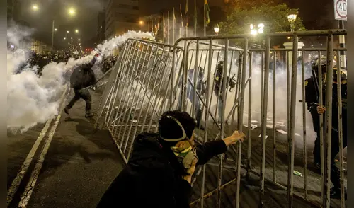 Se registraron más de 100 agresiones en las últimas protestas del mes de septiembre. Foto: Walter Hupiu