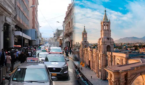 Proceso de plaqueo en Arequipa este 2025. Foto: composición LR