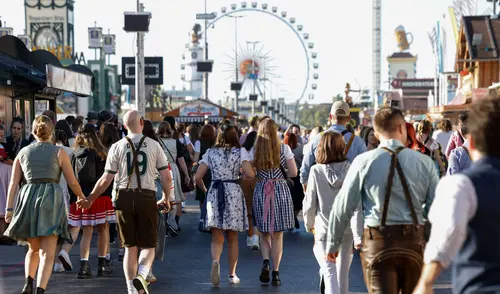El Oktoberfest se realizará hasta el próximo 05 de octubre. Foto: AFP
