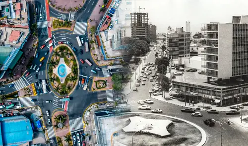 Pileta del óvalo Miraflores estuvo por años abandonada tras su inauguración en 1963.