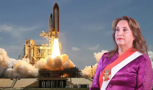 El Congreso será el encargado de decidir sobre el proyecto de ley de la presidenta Dina Boluarte. Foto: Composición/LR Dina Boluarte, puerto espacial