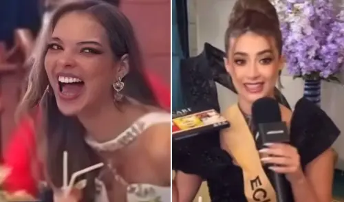 El comentado momento entre las candidatas de Perú y Ecuador se dio en la cena oficial del Miss Grand International 2025. El comentado momento entre las candidatas de Perú y Ecuador se dio en la cena oficial del Miss Grand International 2025