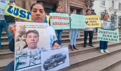 Familiares piden el acceso de las cámaras de la zona para dar con el responsable del delito. Foto: Luis Álvarez