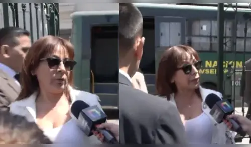 Congresista Kira Alcarraz amenaza a periodista. Foto: Congreso Congresista Kira Alcarraz amenaza a periodista.