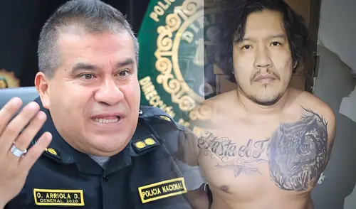Siete policías fueron detenidos por integrar la organización criminal del 'Monstruo', informó jefe de la PNP, Óscar Arriola