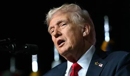 Trump aseguró que Israel debe detener de inmediato el bombardeo de Gaza. Foto: AFP