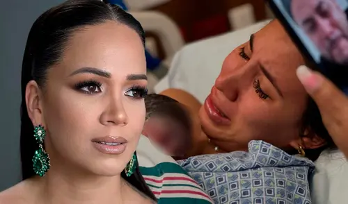 Melissa Klug feliz por el nacimiento del tercer hijo de Samahara Lobatón.