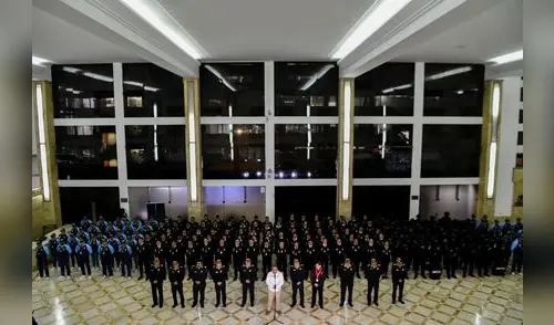 GOREX-PNP, grupo especial antiextorsión creado hace un año. Foto: Mininter