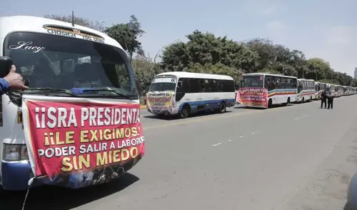 Transportistas en Lima y Callao exigen mayor seguridad y creación de grupo élite contra extorsiones
