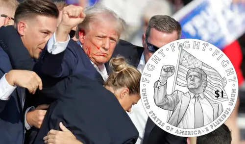 La moneda busca conmemorar la democracia estadounidense