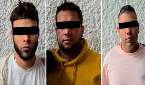 No se reveló la nacionalidad de los detenidos. No se reveló la nacionalidad de los detenidos. Foto: @OHarfuch/X