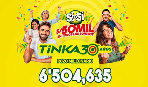 Resultados de La Tinka del domingo 05 de octubre: consulta los números ganadores del Pozo Millonario