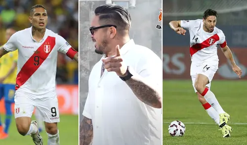 Juan Manuel Vargas escogió entre Paolo Guerrero y Claudio Pizarro. Foto: composición LR/difusión