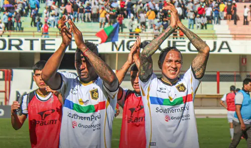 Con apenas 3 años de existencia, el club moqueguano es el más joven que disputará las semifinales de la Liga 2. Foto: CD Moquegua
