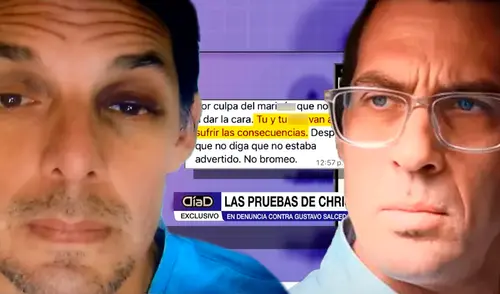 Christian Rodríguez formalizó su denuncia contra Gustavo Salcedo.