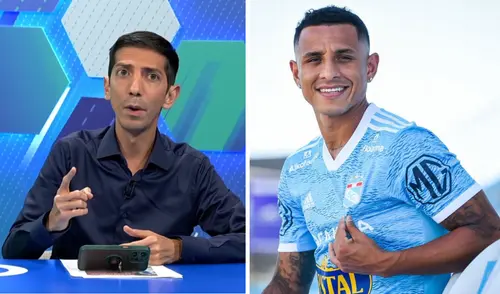 'Flaco' Granda cuestionó el rendimiento de Yoshimar Yotún. Foto: composición LR/captura de Movistar Deportes/difusión