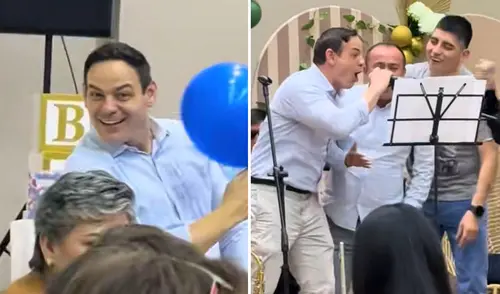 Usuarios de TikTok resaltan la nueva faceta de Mark Vito. Mark Vito Villanella sorprende en fiesta familiar de su novia